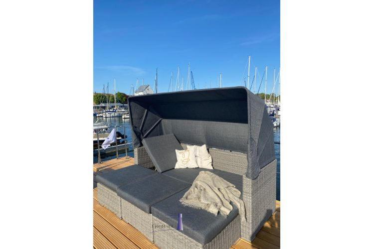 Hausboot Fjord Ankerplatz Mit Biosauna In Schleswig Bagian luar foto